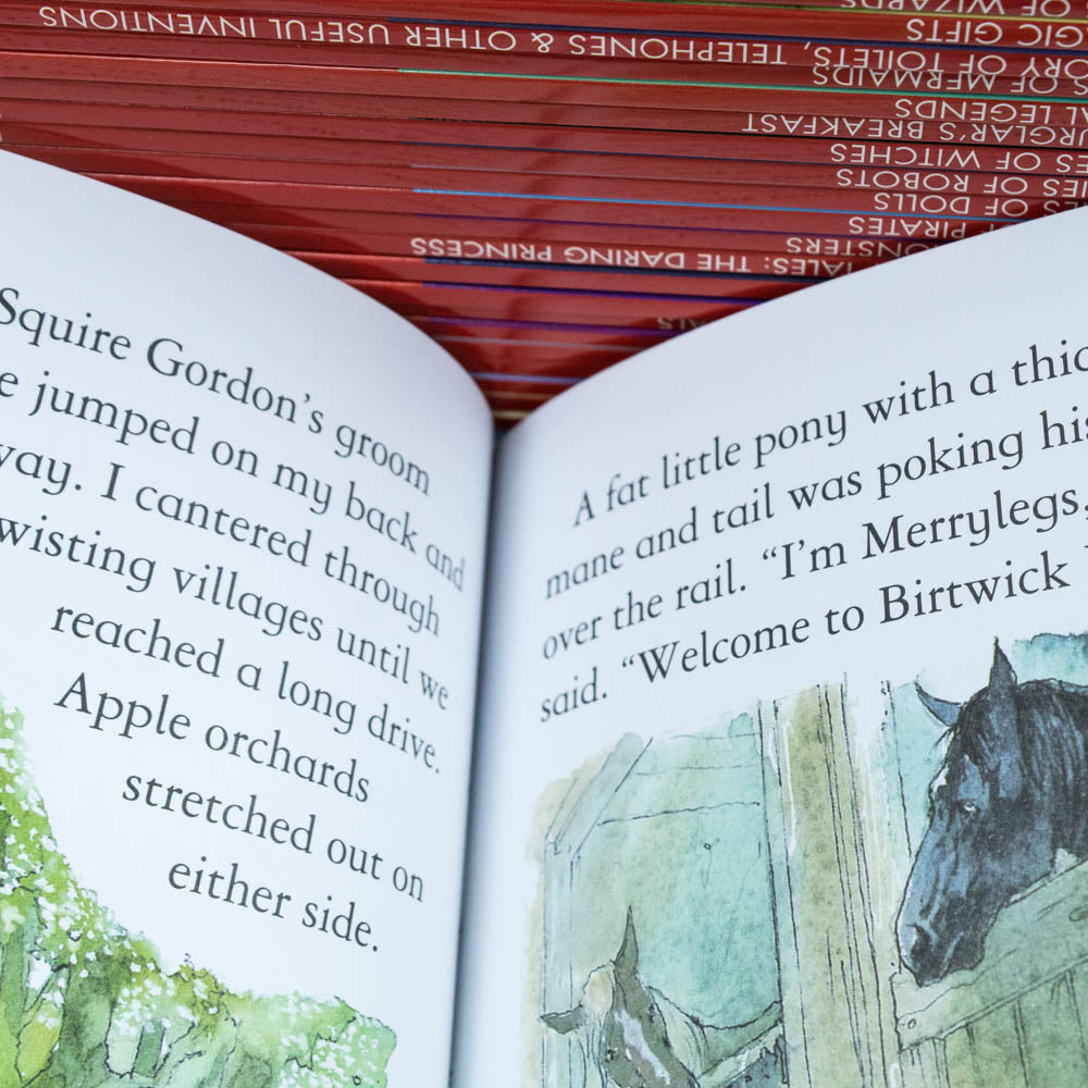 Usborne Reading Library Young Readers 40 Books Box Set (Yellow) |Children's Fiction, Early Learning, Adventure, Education, Fun Stories