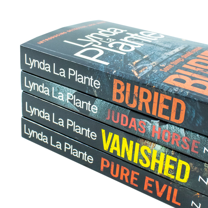 Detective Jack Warr Series & Pure Evil 4 Books Collection Set By Lynda La Plante (Judas Horse, Pure Evil, Vanished, Buried)