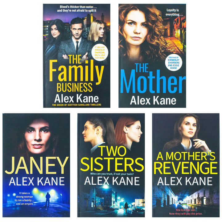 Alex Kane 5 Book Collection: The Family Business, Two Sisters, Janey, A Mother's Revenge, The Mother - Thrilling Stories for 12+ Readers in Paperback