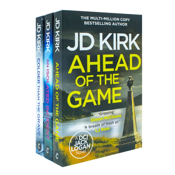 DCI Logan Crime Thrillers 10-12: 3-Book Collection by JD Kirk – Mystery, Suspense, Crime Fiction, Thriller Series, Paperback Set, Detective, Reading