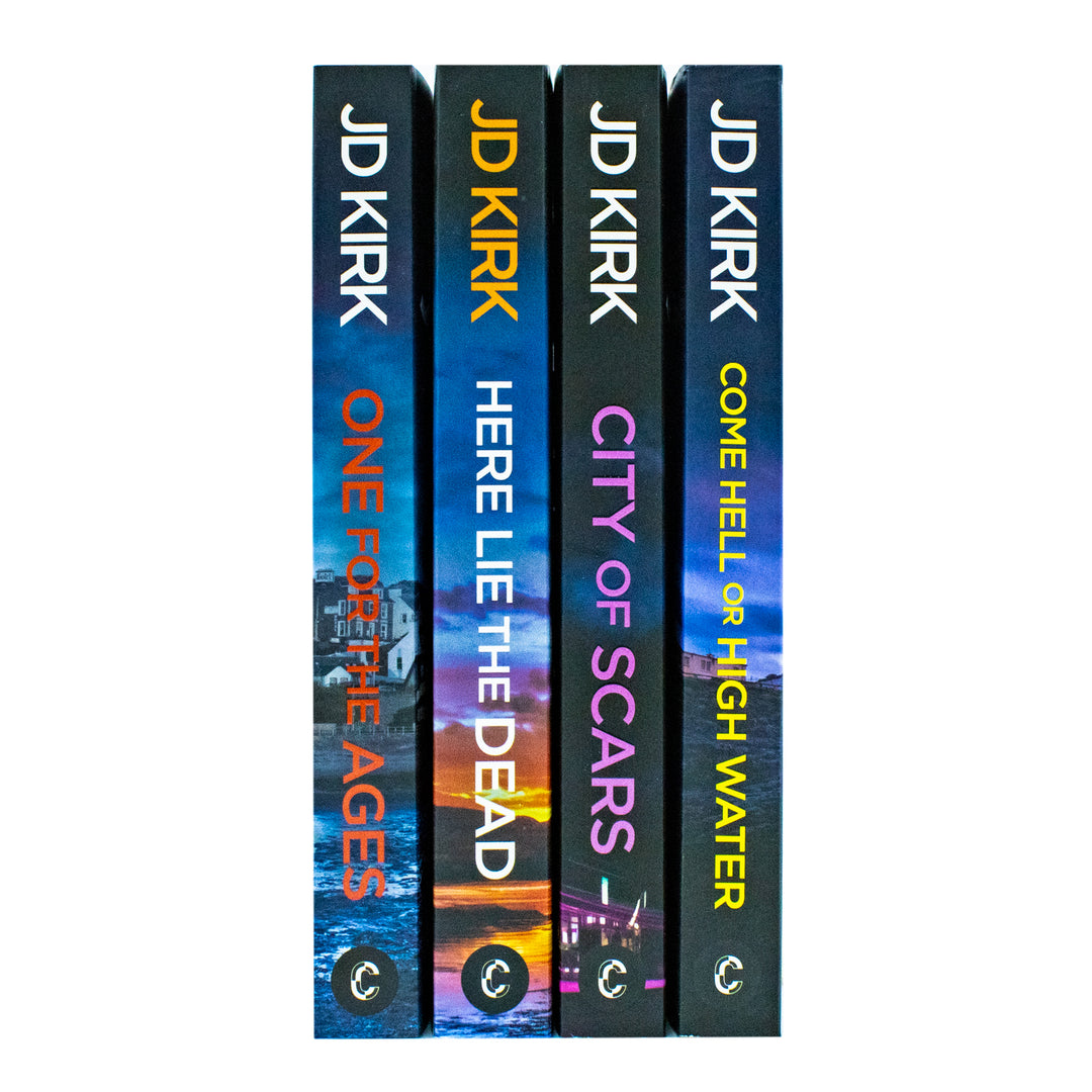JD Kirk 4 Book Collection ( Come Hell or High Water/City of Scares/Here Lie The Dead/One For The Ages )