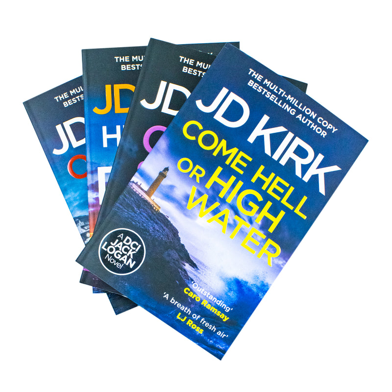 JD Kirk 4 Book Collection ( Come Hell or High Water/City of Scares/Here Lie The Dead/One For The Ages )