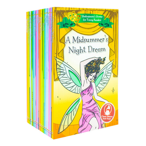 Shakespeare's Stories for Young Readers – 20-Book Set Collection | Classic Tales, Children's Literature, Fiction, Education, Creativity & Storytelling