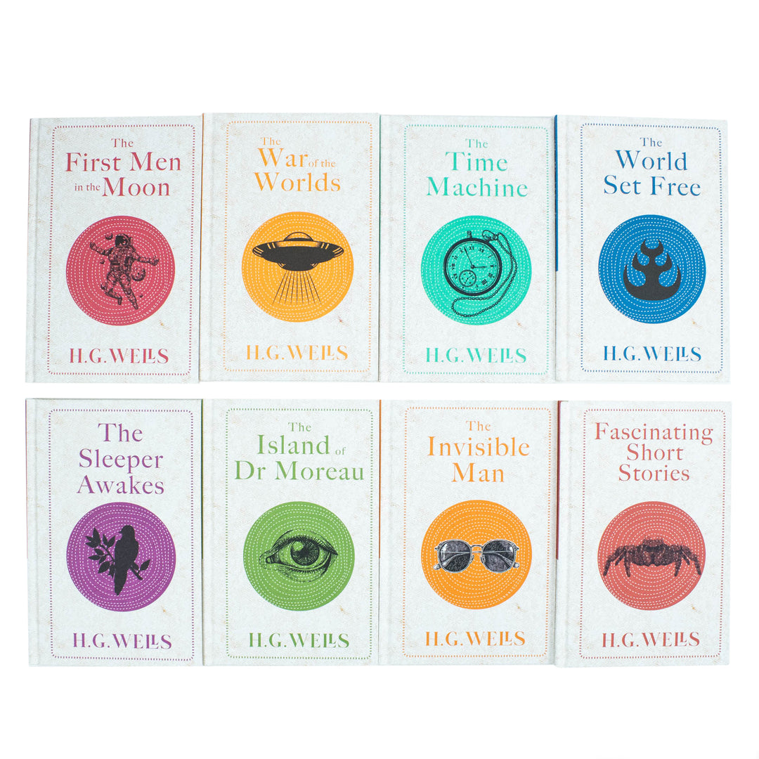 The Complete H.G. Wells 8 Book Collection – Classic Science Fiction Novels by a Great Author, Must-Read Literature for Fans of Timeless Stories.