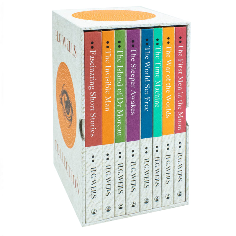 The Complete H.G. Wells 8 Books Hardback Collection Set - Classic Science Fiction Books Box Set by H.G. Wells - Must-Have Literature Collection