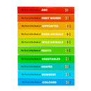 My First Little Library – 10 Board Books Set Collection | Early Learning for Babies & Toddlers (ABC, Numbers, Shapes, Colors, Animals & More)