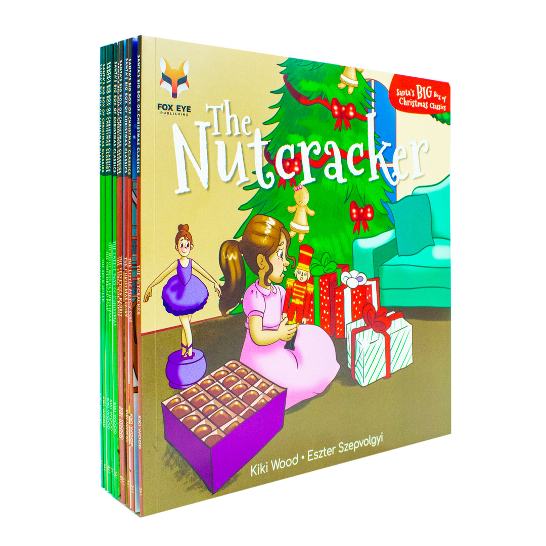 Santa's Big Box of Christmas Classics 10 Book Collection: (A Christmas Carol, The Gingerbread Man, The Snow Queen, The Nutcracker, The Twelve Days of Christmas)