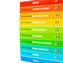 My Little Library – 10-Book Set Collection | Early Learning Board Books for Babies & Toddlers (Animals, Transport, Food, Toys, People & More)