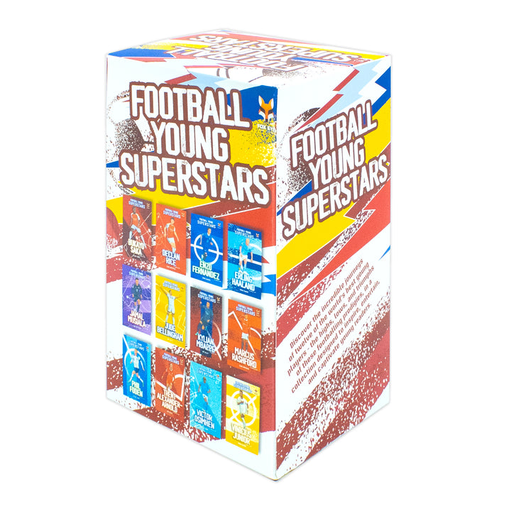 Football Young Superstars 12-Book Box Set | Inspiring Children's Sports Books on Jude Bellingham, Rashford, Mbappe, Haaland & More – Ages 12+