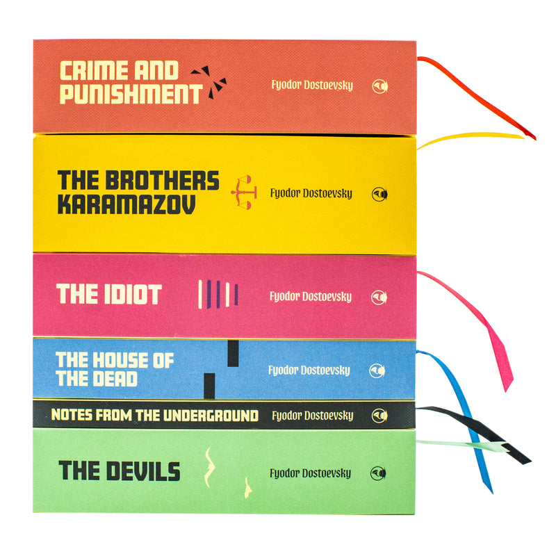 Fyodor Dostoevsky Complete Collection | 6-Book Hardback Box Set – Classic Literature, Must-Read Russian Fiction for Young Adults & Book Lovers