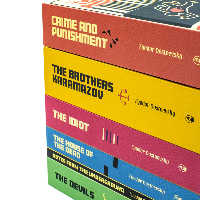 Fyodor Dostoevsky Complete Collection | 6-Book Hardback Box Set – Classic Literature, Must-Read Russian Fiction for Young Adults & Book Lovers
