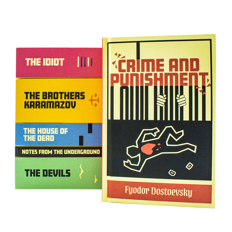 Fyodor Dostoevsky Complete Collection | 6-Book Hardback Box Set – Classic Literature, Must-Read Russian Fiction for Young Adults & Book Lovers