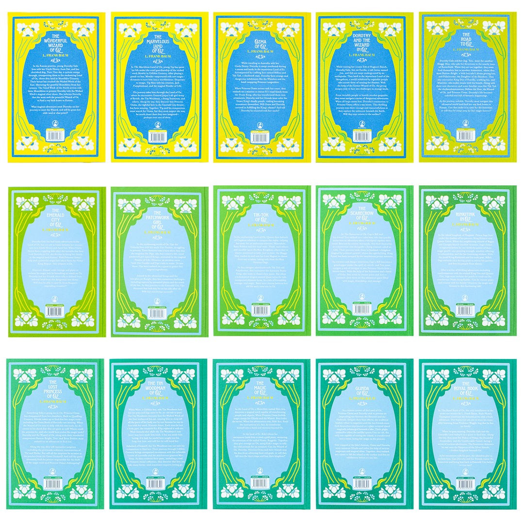 The Wizard of Oz 15-Book Hardcover Collection for Young Readers–Classic Illustrated Fantasy Adventure Tales of Magic Imagination Fun & Family Series