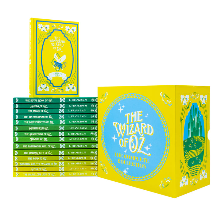 The Wizard of Oz 15-Book Hardcover Collection for Young Readers–Classic Illustrated Fantasy Adventure Tales of Magic Imagination Fun & Family Series