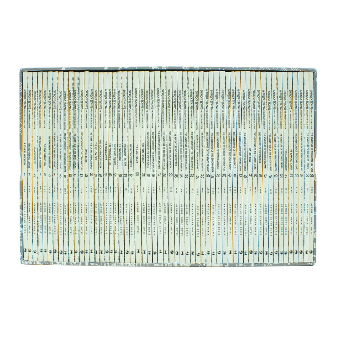 Sherlock Holmes Complete Short Stories Collection 56 Books Box Set: A Scandal in Bohemia, The Speckled Band, The Dancing Men & More - Holmes Book Set