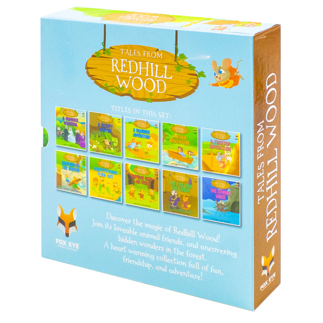 Tales from Redhill Wood 10 Books Collection Set by Jessica Wren: A Summer Wedding, A Sleepy Winter, A Squirrel Adventure, A River Adventure, A Treetop Adventure and More