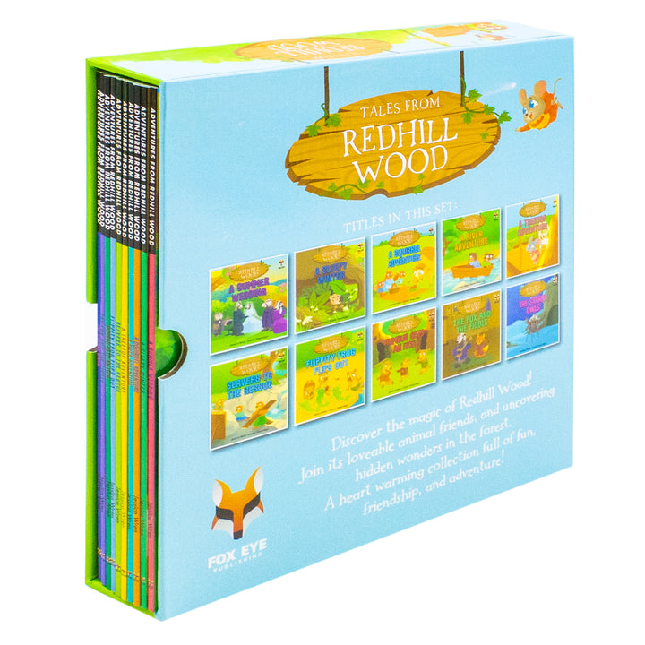 Tales from Redhill Wood 10 Books Collection Set by Jessica Wren: A Summer Wedding, A Sleepy Winter, A Squirrel Adventure, A River Adventure, A Treetop Adventure and More
