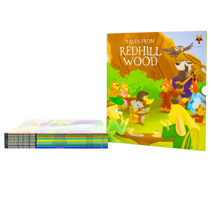 Tales from Redhill Wood 10 Books Collection Set by Jessica Wren: A Summer Wedding, A Sleepy Winter, A Squirrel Adventure, A River Adventure, A Treetop Adventure and More