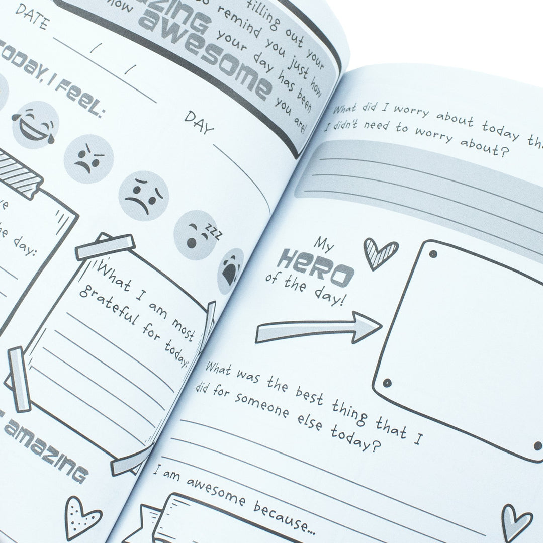 My Day is Amazing Journal: A 3 minute daily journal for kids to promote mindfulness and boost happiness
