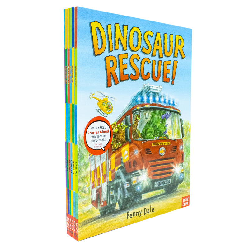 Penny Dale's Dinosaurs 6 Books Set With a Free Stories Audio Book! (Dinosaur Rescue, Dinosaur Dig, Dinosaur Zoom, Dinosaur Rocket, Dinosaur Pirates & Dinosaur Farm)