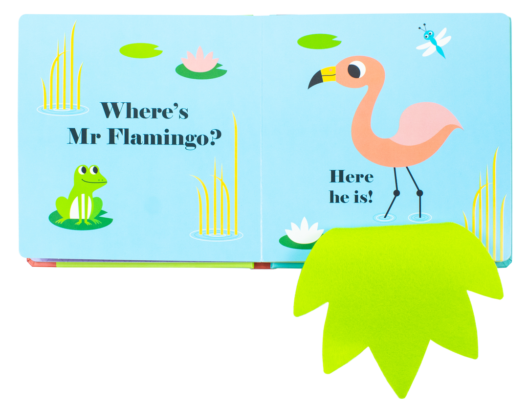 Felt Flaps and a Mirror Where's Series 5-Book Collection by Ingela P Arrhenius| Interactive Board Books for Kids| Fun Animal Stories & Preschool Books