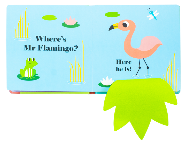 Felt Flaps and a Mirror Where's Series 5-Book Collection by Ingela P Arrhenius| Interactive Board Books for Kids| Fun Animal Stories & Preschool Books