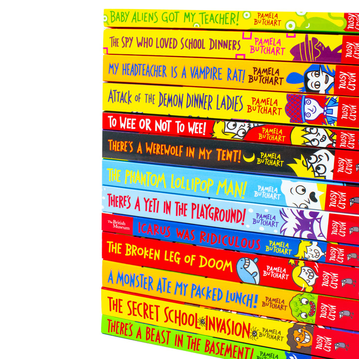 Baby Aliens Series 13 Books Collection Set By Pamela Butchart (Baby Aliens Got My Teacher, The Spy Who Loved School Dinners, My Headteacher is a Vampire Rat, Attack of the Demon Dinner Ladies & More)