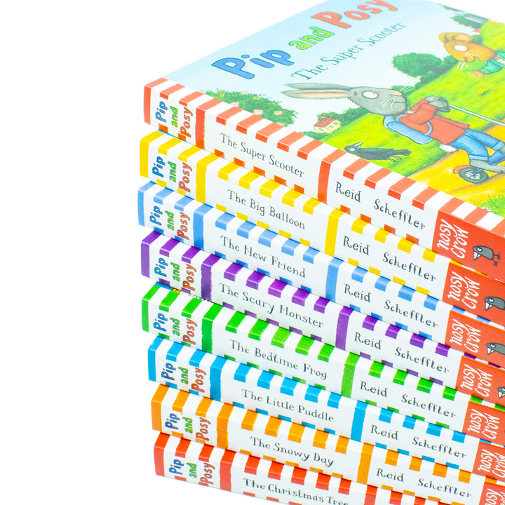 Pip and Posy's Box Set of 8 Books to Treasure - Everyday Toddler Adventures and help children learn about the values of friendship and kindness| Board Books