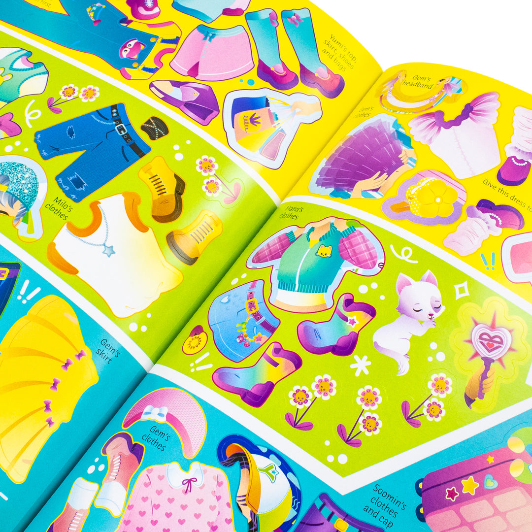 Sticker Dolly Dressing K-POP Sticker Activity Book for Kids – Over 300 Stickers by Usborne