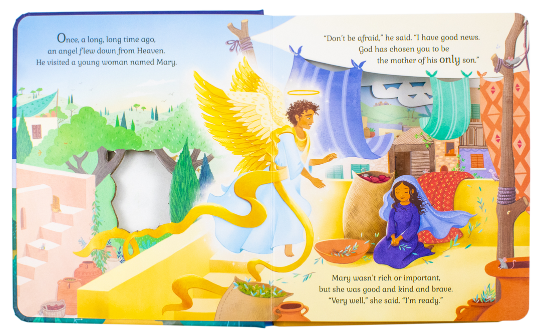 Peep Inside Christmas & Peep Inside Nativity 2 Books Collection Set by Anna Milbourne – Interactive Lift-the-Flap & Peek-Through (Hardback)