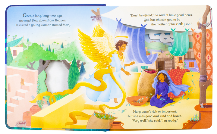 Peep Inside Christmas & Peep Inside Nativity 2 Books Collection Set by Anna Milbourne – Interactive Lift-the-Flap & Peek-Through (Hardback)