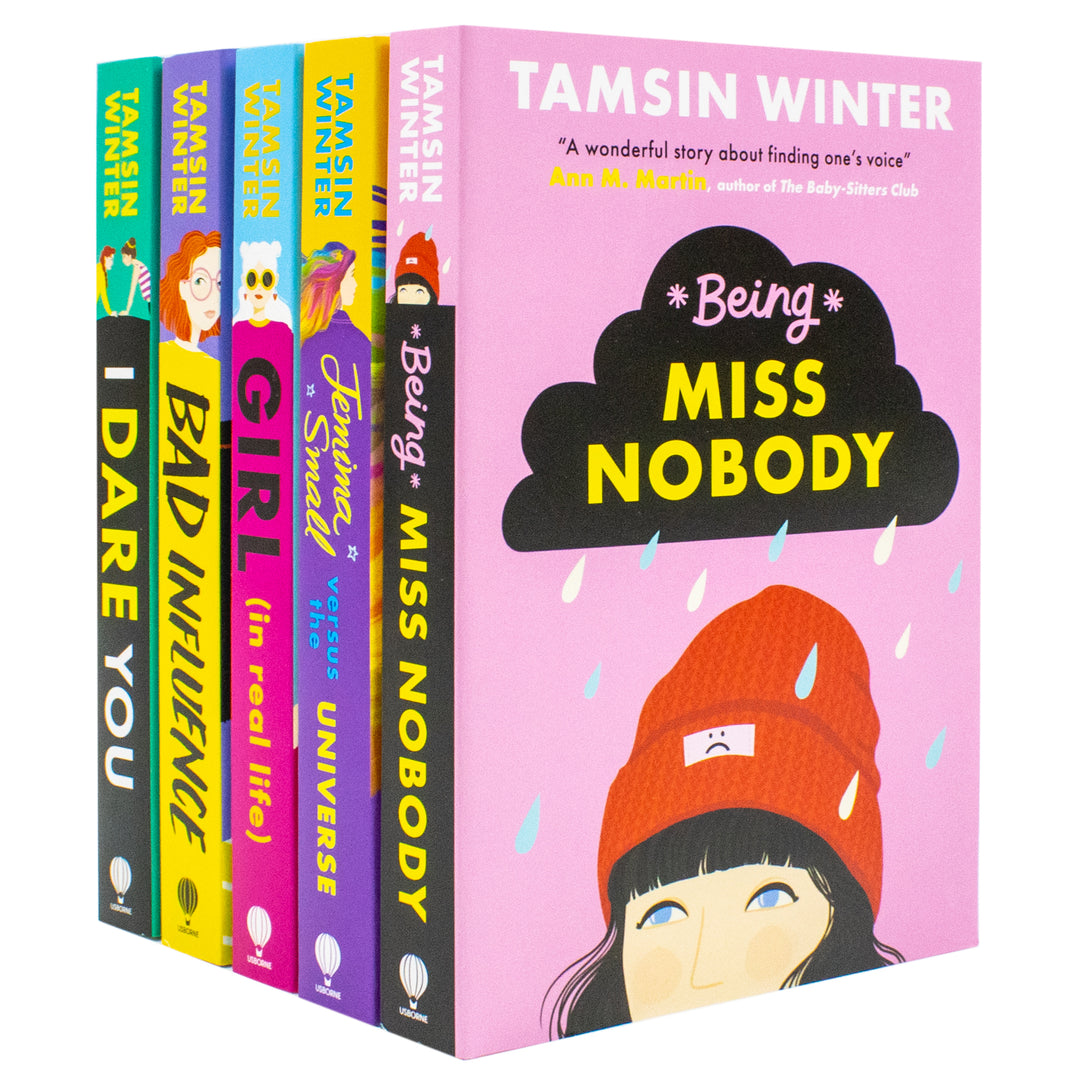 Tamsin Winter 5 Books Collection Set (Being Miss Nobody, Jemima Small Versus the Universe, Girl (In Real Life), Bad Influence and I Dare You) | Paperback