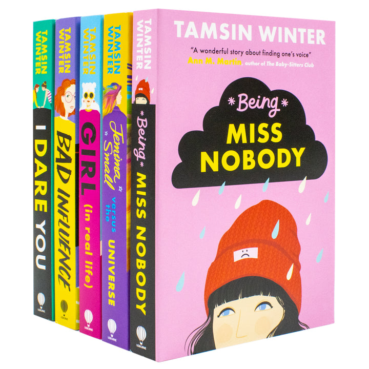 Tamsin Winter 5 Books Collection Set (Being Miss Nobody, Jemima Small Versus the Universe, Girl (In Real Life), Bad Influence and I Dare You) | Paperback