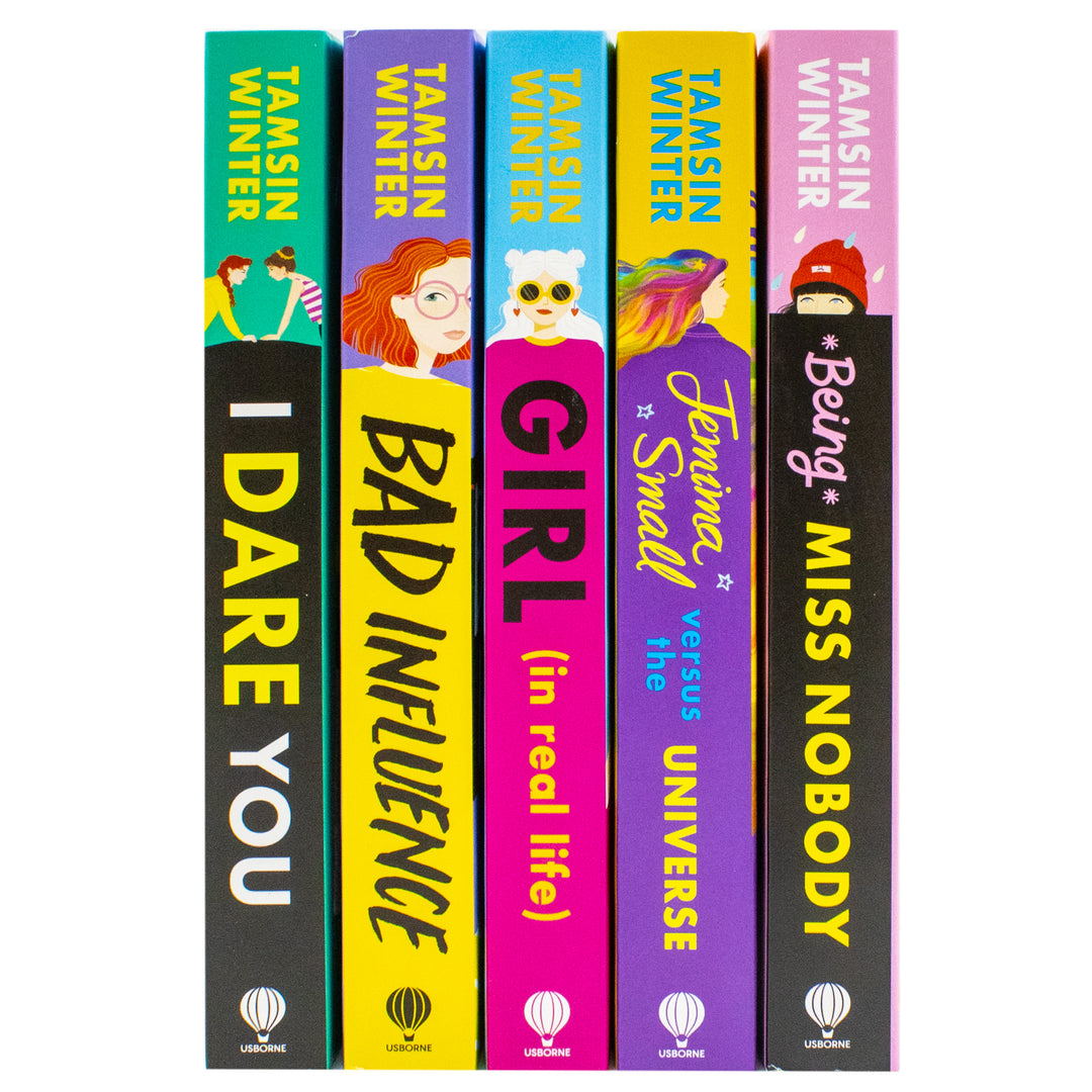 Tamsin Winter 5 Books Collection Set (Being Miss Nobody, Jemima Small Versus the Universe, Girl (In Real Life), Bad Influence and I Dare You) | Paperback