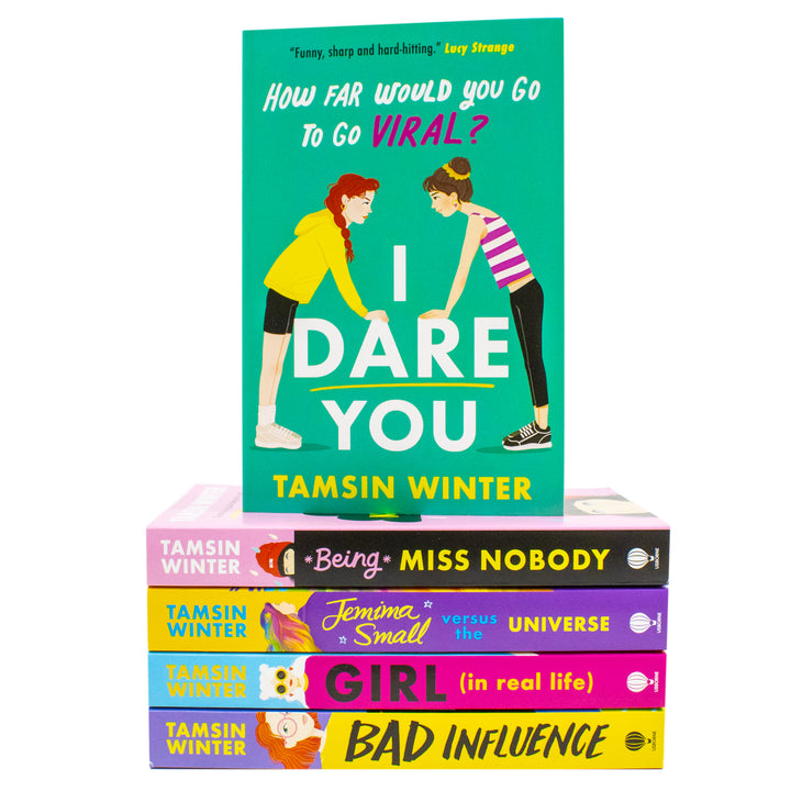 Tamsin Winter 5 Books Collection Set (Being Miss Nobody, Jemima Small Versus the Universe, Girl (In Real Life), Bad Influence and I Dare You) | Paperback