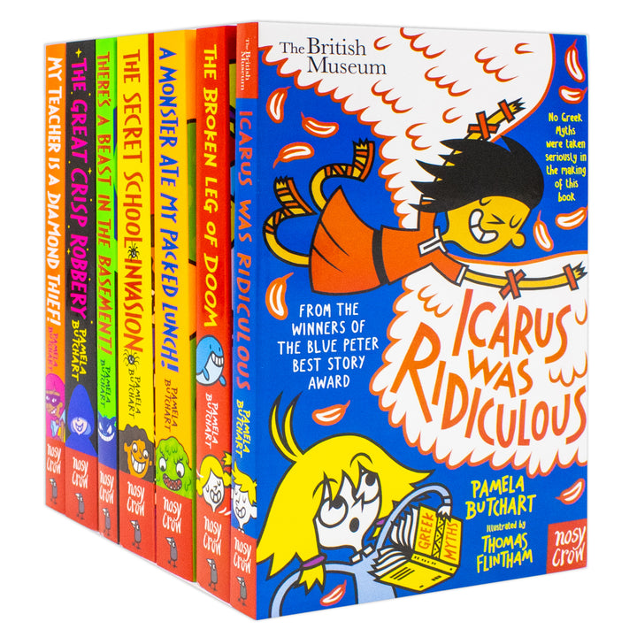 Izzy and Friends (Baby Aliens) Series Collection 9–15 Books Set by Pamela Butchart (Icarus Was Ridiculous, Broken Leg of Doom, A Monster Ate My Packed Lunch, Secret School Invasion, Great Crisp Robbery & More)