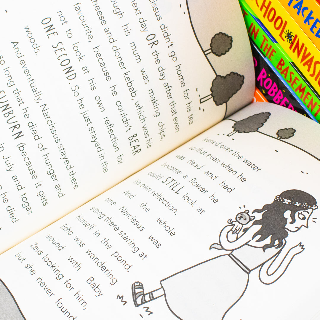 Izzy and Friends (Baby Aliens) Series Collection 9–15 Books Set by Pamela Butchart (Icarus Was Ridiculous, Broken Leg of Doom, A Monster Ate My Packed Lunch, Secret School Invasion, Great Crisp Robbery & More)