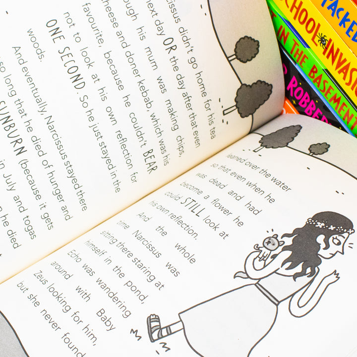 Izzy and Friends (Baby Aliens) Series Collection 9–15 Books Set by Pamela Butchart (Icarus Was Ridiculous, Broken Leg of Doom, A Monster Ate My Packed Lunch, Secret School Invasion, Great Crisp Robbery & More)