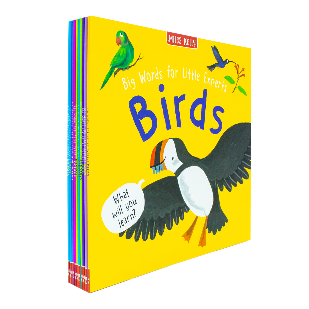 Big Words for Little Experts 10 Books Collection Set(Animals, Birds, Body, Bugs, Dinosaurs, Habitats, Mammals, Oceans, Our Planet & Space)