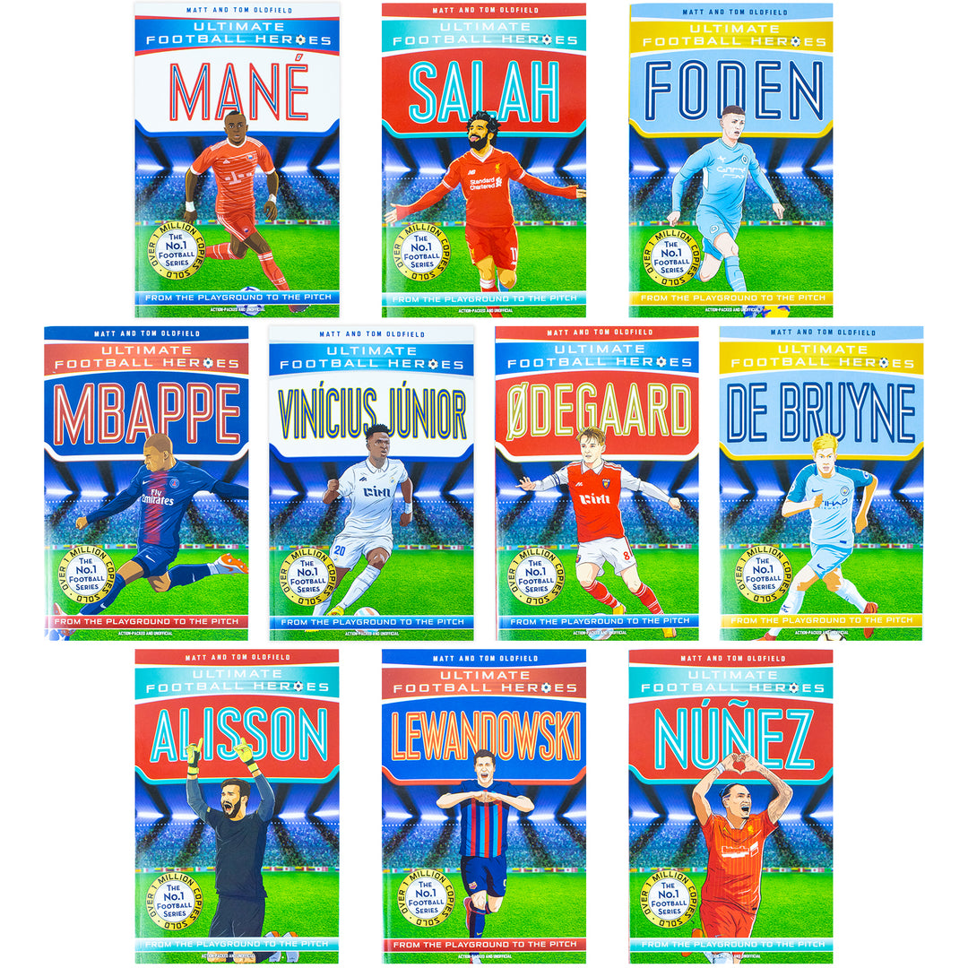 Max Rumble Books The Ultimate Football Heroes Book Set Series 2: 10 Iconic Player Stori ...