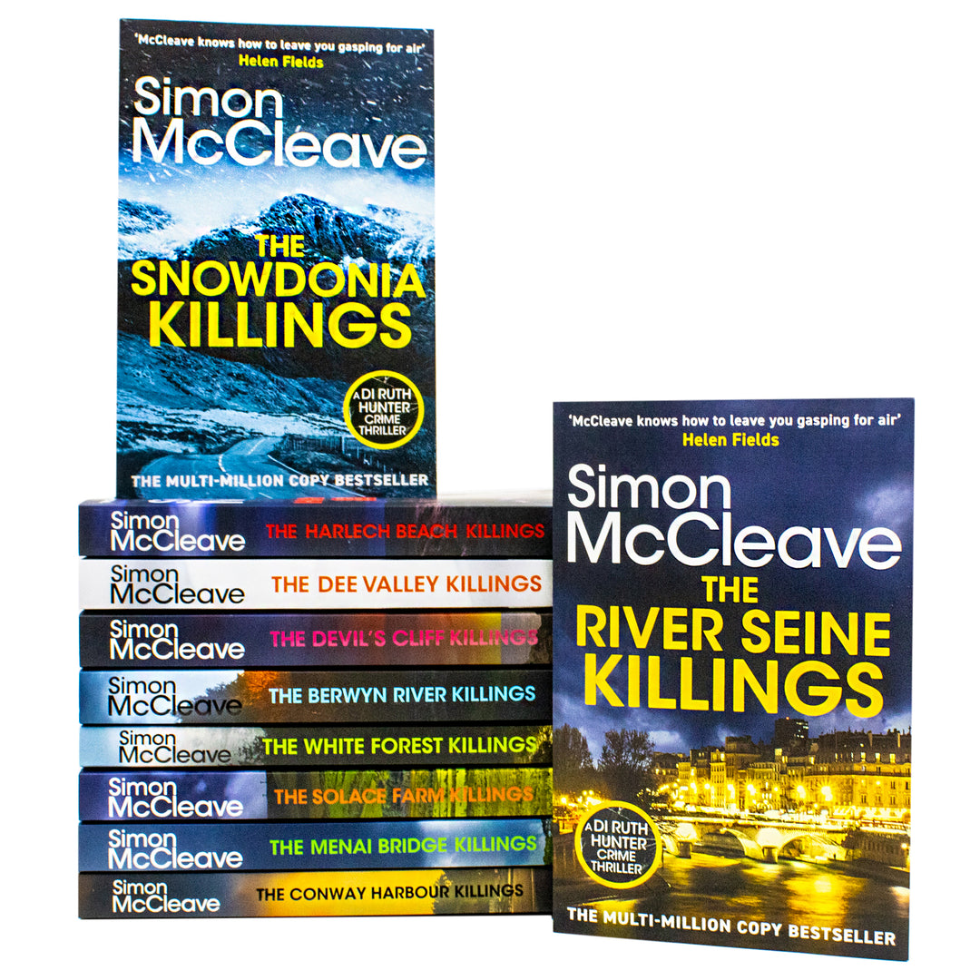 DI Ruth Hunter Crime Thriller Series 10 Book Collection Set – The Snowdonia Killings, The Devil's Cliff Killings, The River Seine Killings & More