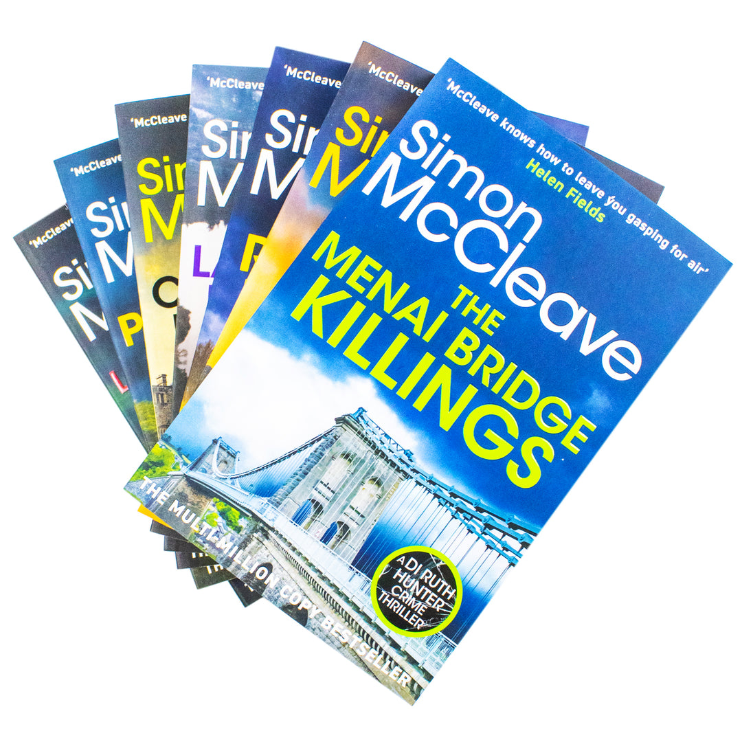 Simon Mccleave Series 8-14 Books Collection Set ( The River Seine, The Llandudno Pier, The Lake Vyrnwy, The Portmeirion, The Menai Bridge, The Conway Harbaour, The Chirk Castle)