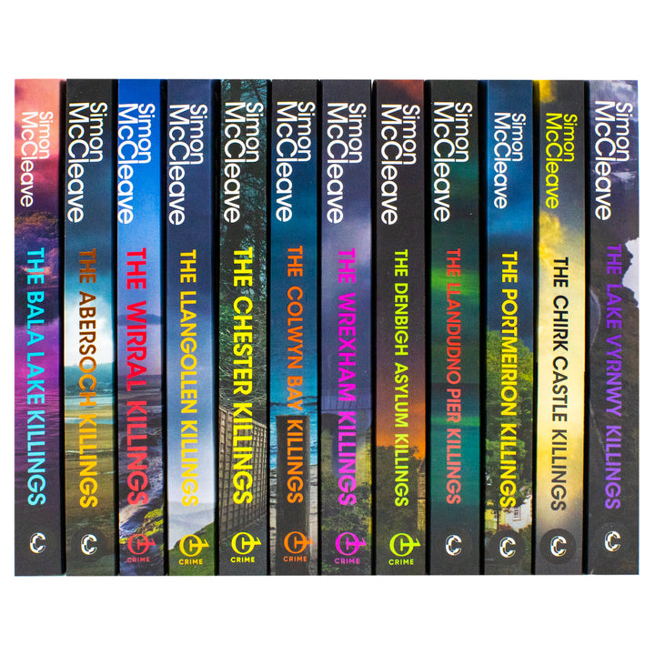 DI Ruth Hunter Series 1-12 Books Collection Set By Simon McCleave (Paperback) -The Lake Vyrnwy Killings, The Chirk Castle Killings,The Colwyn Bay Killings and MORE!