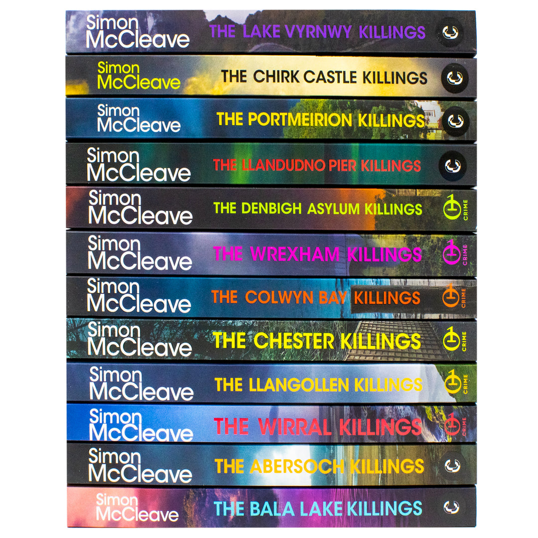 DI Ruth Hunter Series 1-12 Books Collection Set By Simon McCleave (Paperback) -The Lake Vyrnwy Killings, The Chirk Castle Killings,The Colwyn Bay Killings and MORE!