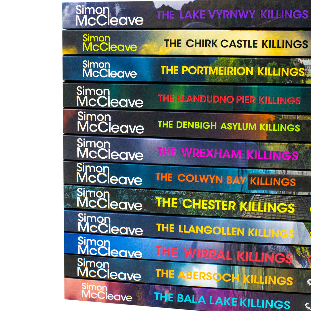 DI Ruth Hunter Series 1-12 Books Collection Set By Simon McCleave (Paperback) -The Lake Vyrnwy Killings, The Chirk Castle Killings,The Colwyn Bay Killings and MORE!