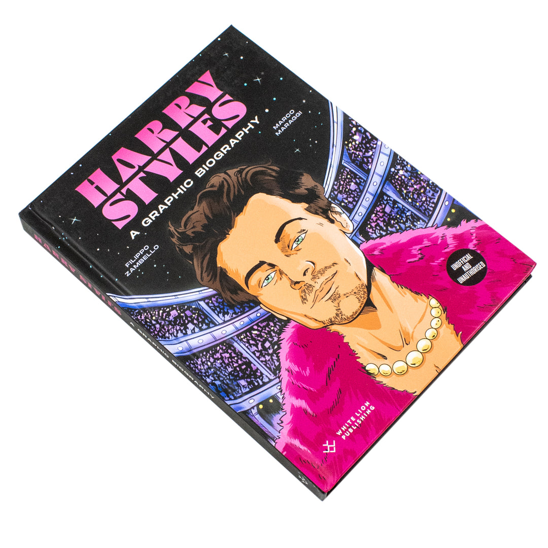 Harry Styles: A Graphic Biography by Filippo Zambello (BioGraphics) | Illustrated Hardcover Book