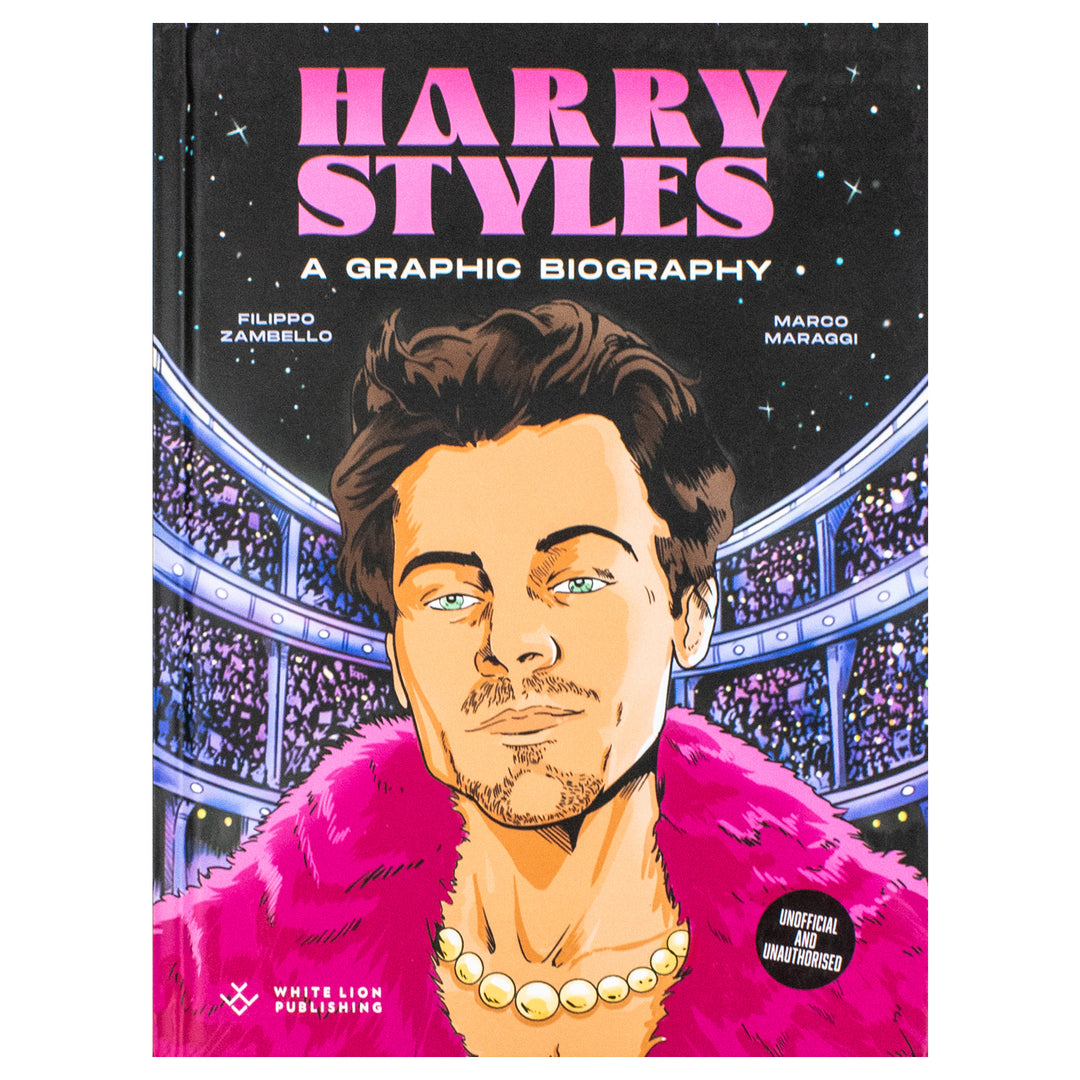 Harry Styles: A Graphic Biography by Filippo Zambello (BioGraphics) | Illustrated Hardcover Book