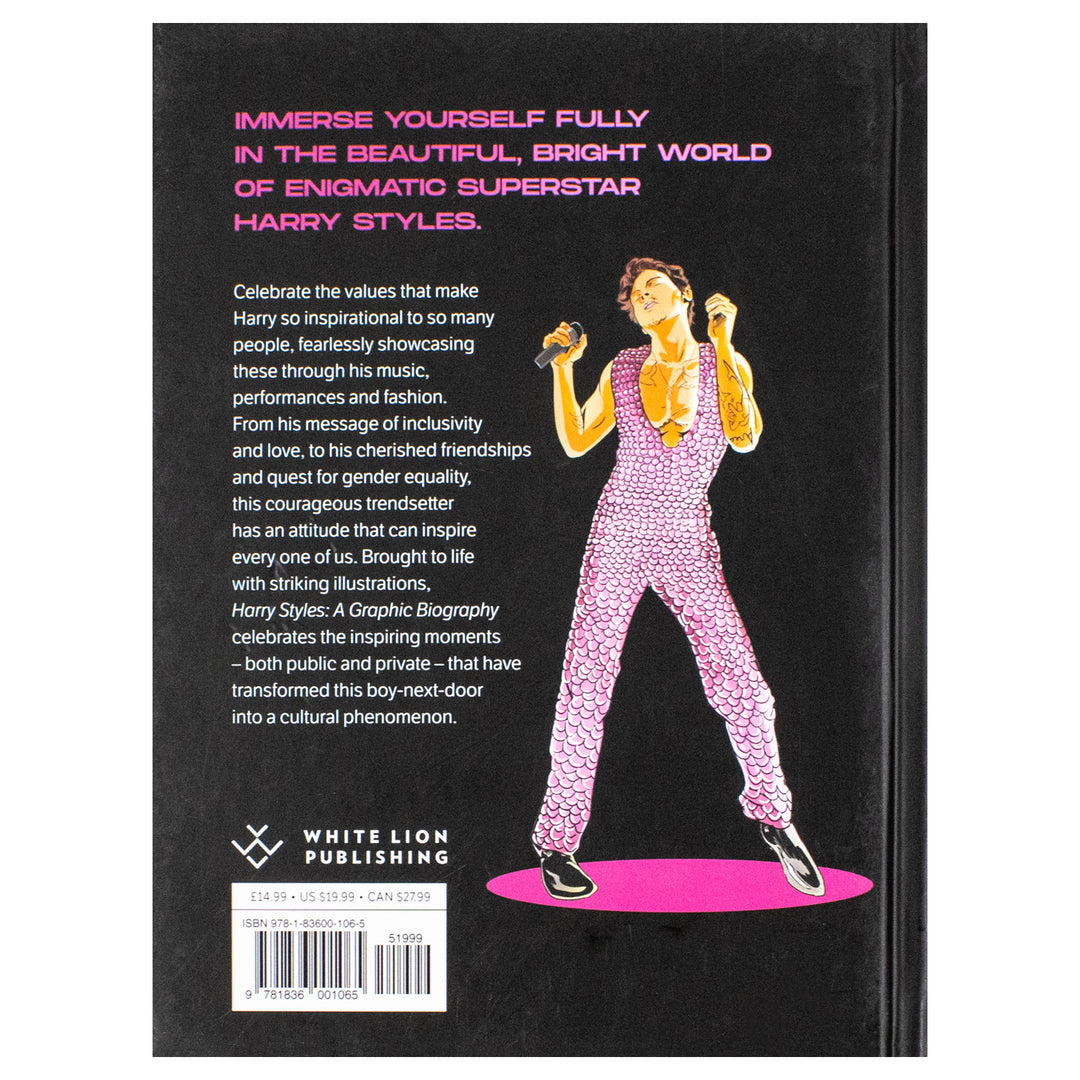 Harry Styles: A Graphic Biography by Filippo Zambello (BioGraphics) | Illustrated Hardcover Book
