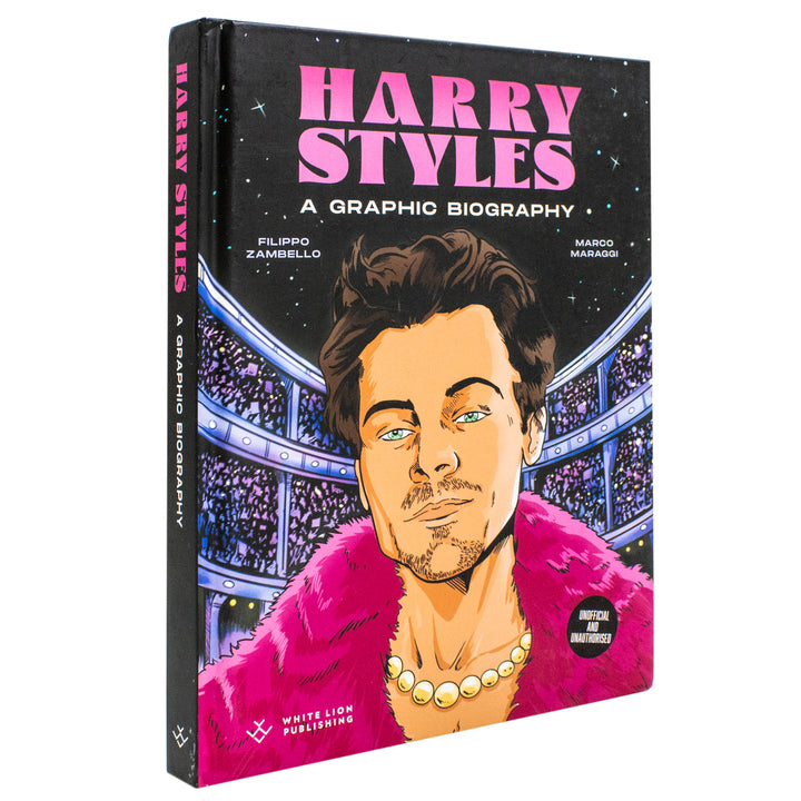 Harry Styles: A Graphic Biography by Filippo Zambello (BioGraphics) | Illustrated Hardcover Book