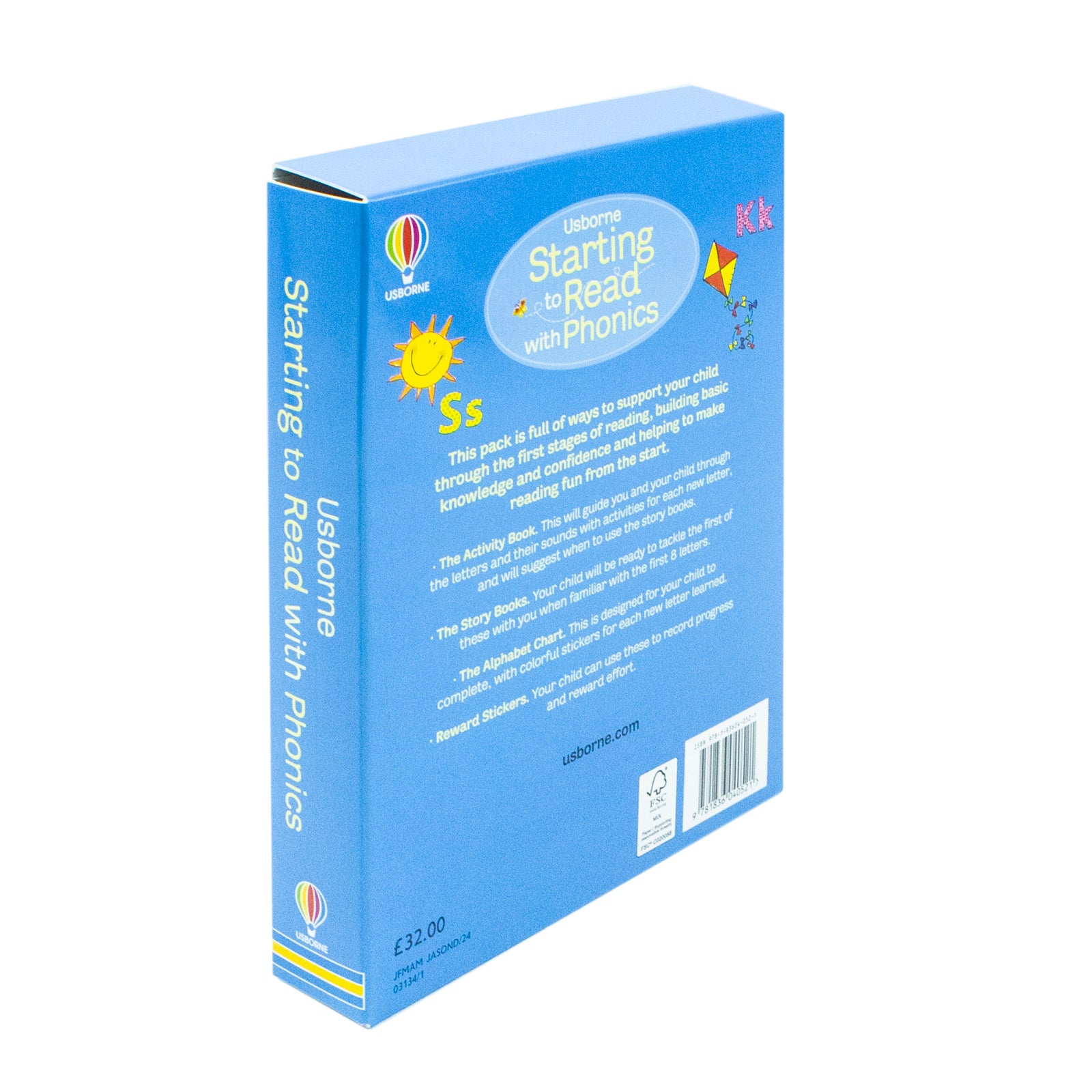 Usborne Starting to Read With Phonics 8 Books Collection Box Set